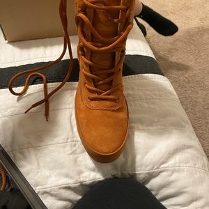 Yeezy Season 3 burnt Siena military boots